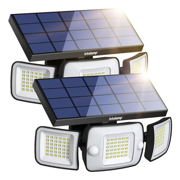 Intelamp Sensor De Movimiento Solar Luces Al Aire Libre 2 Pa 0
