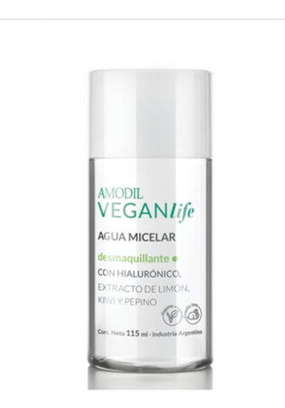 Agua Micelar Demaquillante Vegana. Amodil Vegan Life 0
