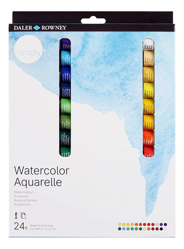 Acuarela Daler Rowney Simply Pack X 24 Colores 0