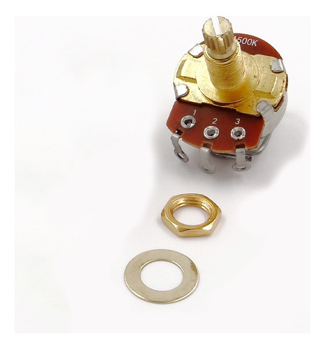 Potenciômetro Eps A500k Elephant B. Grande Haste Longa 24/18 0