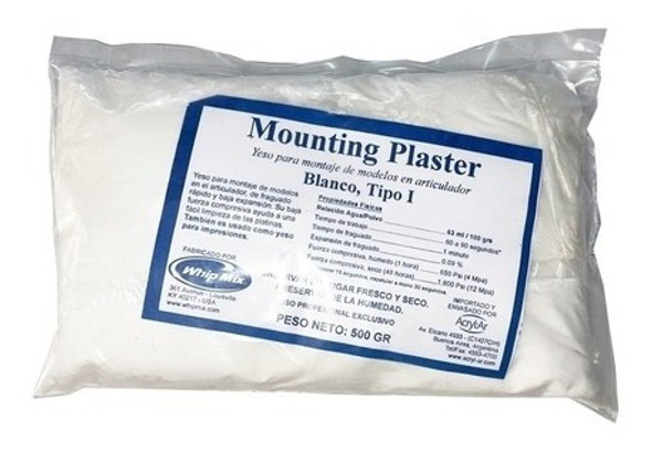 Yeso Mounting Plaster Para Montaje De Modelos En Articulador 0