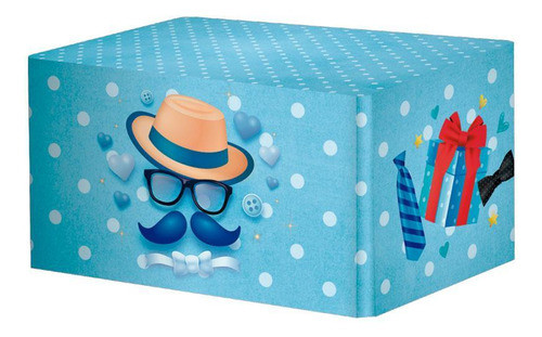 Capa De Mesa Dia Dos Pais Em Tecido Sublimado Veste Fácil 0