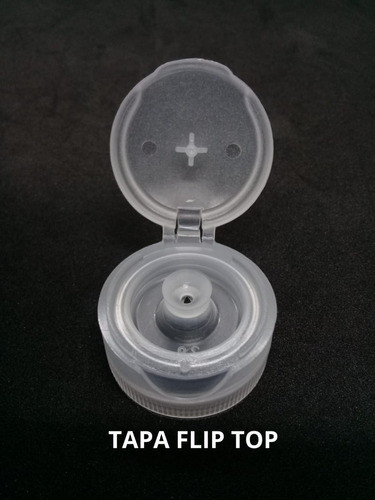 Botella Envase Plástico Tapa Flip Top X 250 Cc X 10 U 1