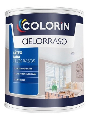 Latex Para Cielorraso Antihongo Blanco Colorin 4lt | Gran 0
