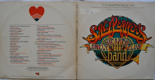 Sgt Pepper's Trilha Filme Bee Gees Frampton Aerosmith Import 0