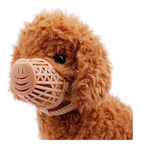 Bozal Canasta Plástico Regulable Chico N°3 Perros 0