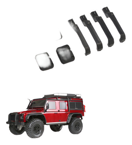 4pcs Trx4 Coche Plástico Puerta Bisagra Y La Puerta De La Ma 0