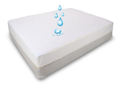 Cubre Colchon Impermeable Funda Reforzada Premiun 200x160x30 0