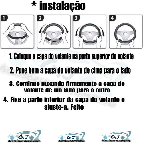 Capa De Volante Azul Liso P/ Meriva 2002 2012 1