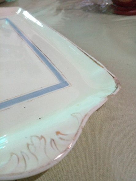 Bandeja De Loza Inglesa Antigua 1