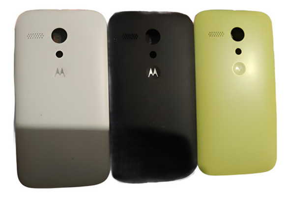Tapa Trasera De Motorola G Pack X 3 Originales 0