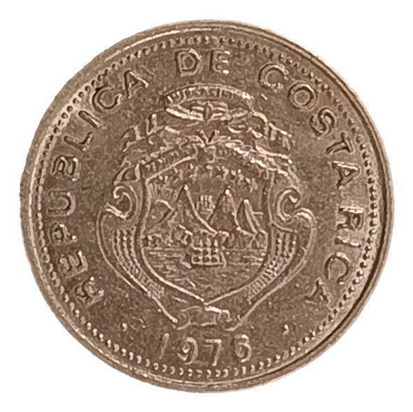 Costa Rica 5 Céntimos 1976 Excelente Km 184.3 1