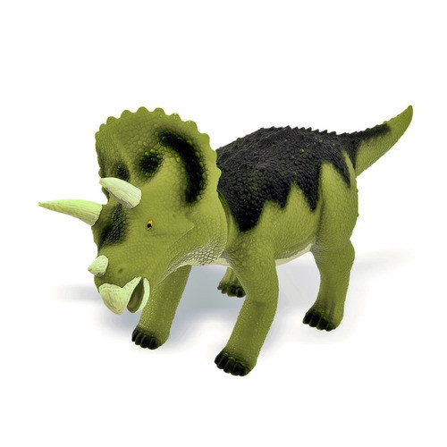 Brinquedo Triceratops Em Vinil - Som De Dinossauro 1