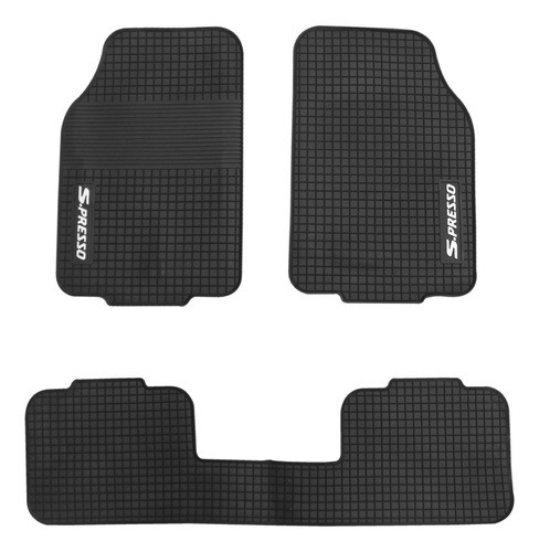 Juego Alfombras Spaco Látex Suzuki S-presso 2019+ Negro 0