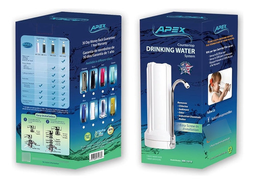 Apex Exprt Mr-1010 Sistema De Filtro De Agua De Encimera, Fi 1