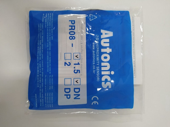 Sensor Indutivo Autonics Pr08-1.5dn Ø8mm Npn Na 12/24vdc 1