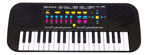 Brinquedo Teclado Infantil Com Microfone Hs3755a - Dm Toys 0