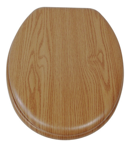Tapa Inodoro Water Madera Mdf Asiento Baño Herrajes Metal 0