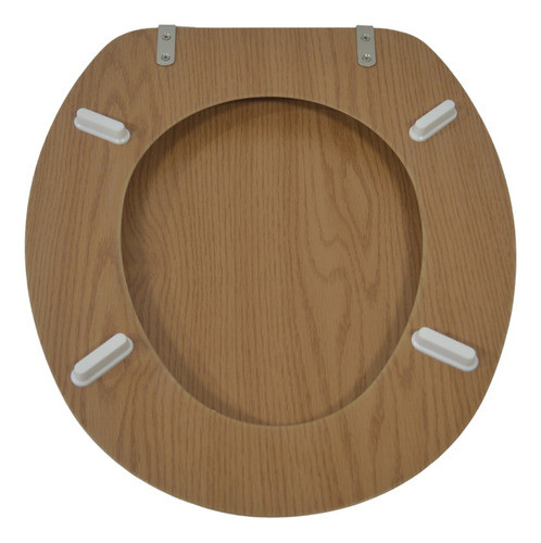 Tapa Inodoro Water Madera Mdf Asiento Baño Herrajes Metal 1