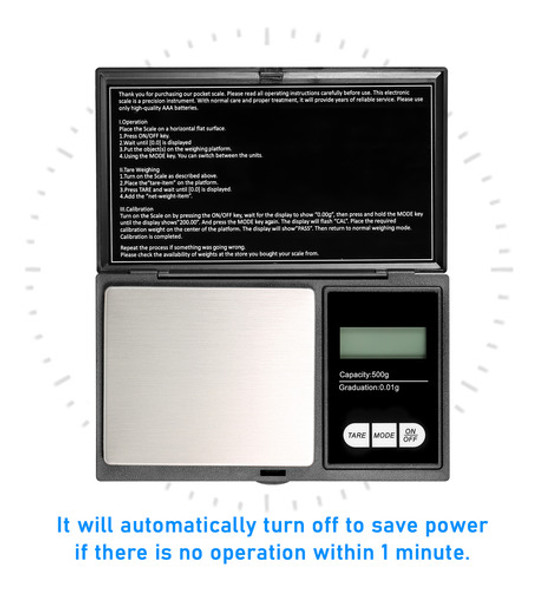 Balança Digital De 500g/0,01g Balança Portátil Digital 7 1 Balança Digital De 500g/0,01g Balança Portátil Digital 7 1