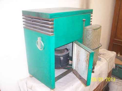 Antigua Estufa A Kerosene Aurora Enlozada 1