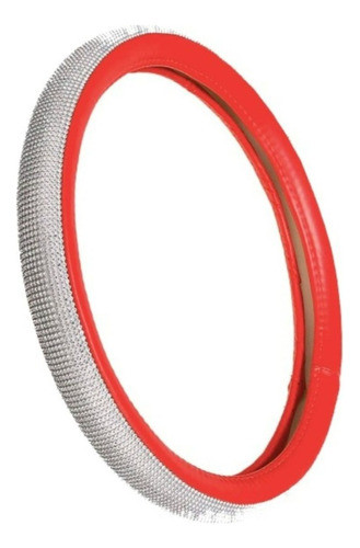Cubre Volante Rojo Con Stras Para Clio,kangoo,symbol,logan 0