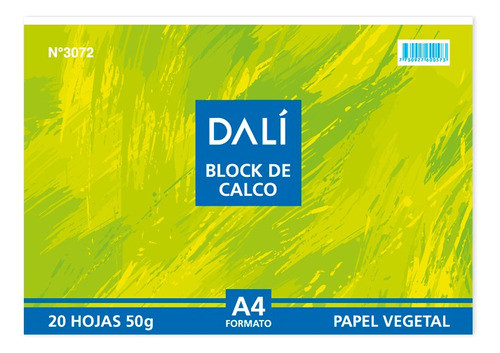 Block De Hoja Calco A4 Dali 0