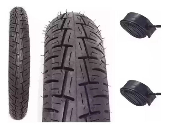 Cubierta 275 X 18 F938f Horng Fortune Titan Ybr Fas Motos 0