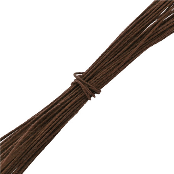 Arame Galvanizado Encapado P/ Artesanato- Marrom- Nº22 - 10m 1