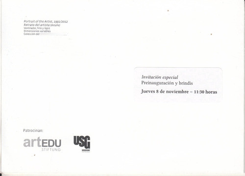 2013 Arte Uruguay Luis Camnitzer Invitacion Exposicion Mnav 1