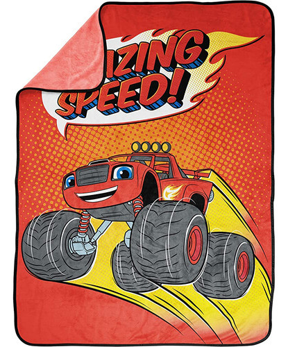 Blaze And The Monster Machines Off To The Races Throw Blanke 1