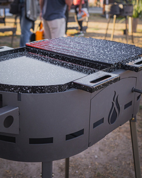 Parrillero A Carbón O Leña Vitrificado Curupay- Eko Varmo 1