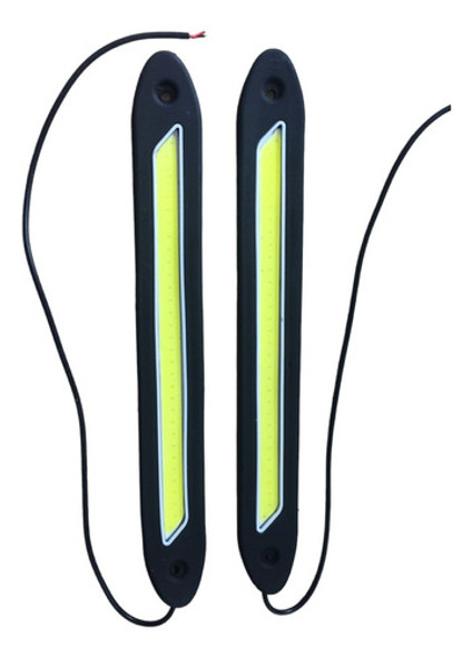 Par Barra Led Flexivel Drl Farol Auxiliar Car 20cm Aut Fita 0