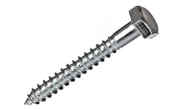 Tornillo Tirafondo Cabeza Hexagonal 3/16 X 75mm X 50 Unidad 0