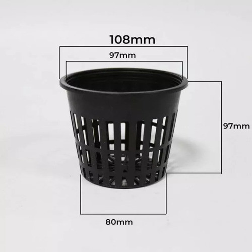 Cesta Ou Pote Hidropônico Aberto 10cm 1