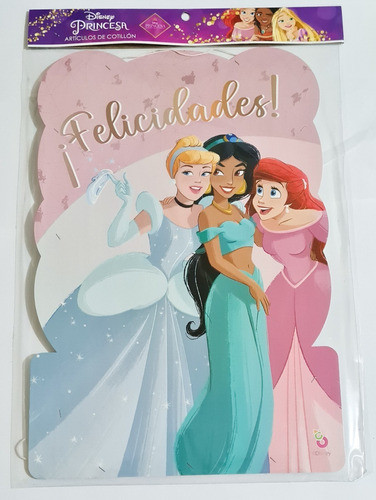 Kit Cotillón (piñata, Platos Y Vasos) - Princesas Disney 1