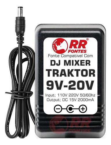 Fonte 9v-20v Para Dj Mixer Traktor Kontrol S88 S61 S49 S25 0