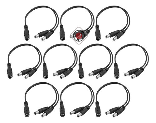 Splitter Derivador Alimentación Pulpo 1 A 2 Cámaras Cctv X10 0