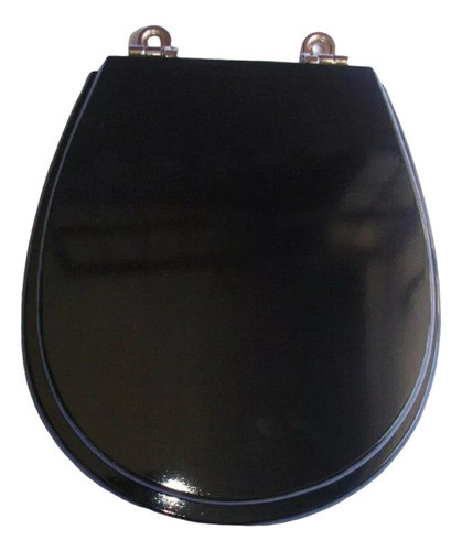 Tapa Asiento Inodoro Mad Capea Y Bide Mono Negro Semimat H.c 0