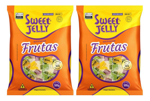 Kit C/ 2 Sweet Jelly Balas De Algas Marinhas 500g 0