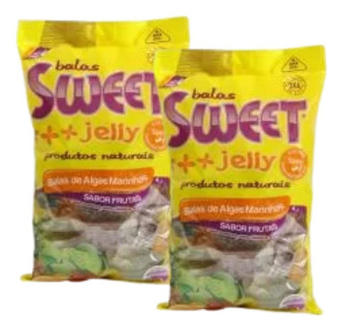 Kit C/ 2 Sweet Jelly Balas De Algas Marinhas 500g 1