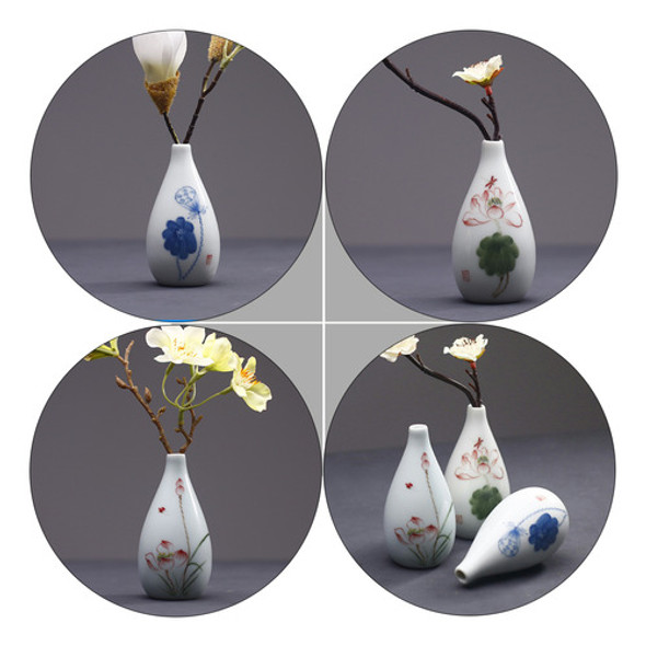 Vasos De Flores Para Peças Centrais Mini Vaso Pequeno, 3 Uni 1