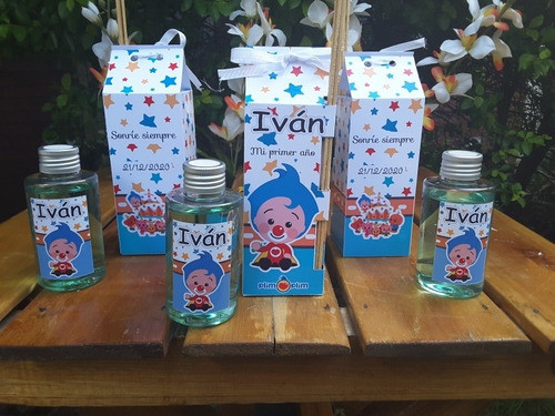 Souvenirs Plim Plim Difusores Personalizados Pack 10un 1