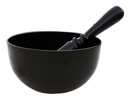 Cuenco Gong Budista Grande Con Baqueta De Madera Torneada 0