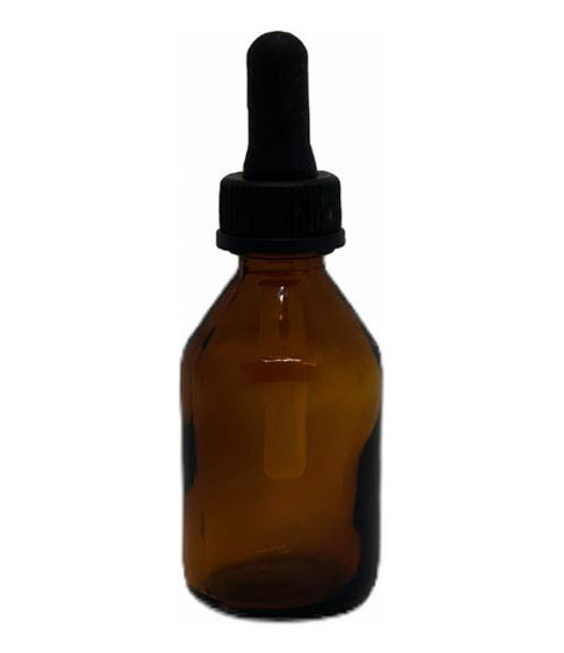 Frasco Gotero Vidrio Ambar Colirio 10 Cc Con Pipeta Pack X50 0