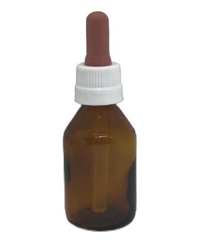 Frasco Gotero Vidrio Ambar Colirio 10 Cc Con Pipeta Pack X50 1