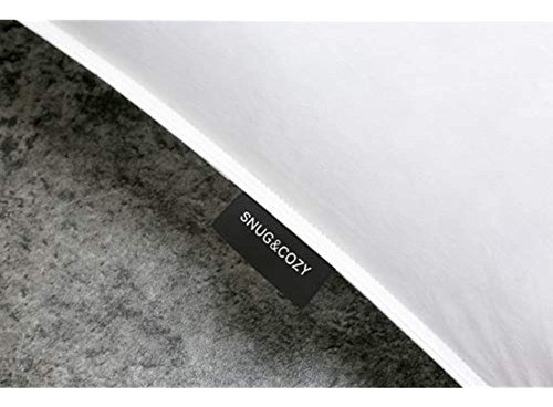 Snug&cozy Almohadas De Plumón De Ganso Gris Para Dormir (paq 0