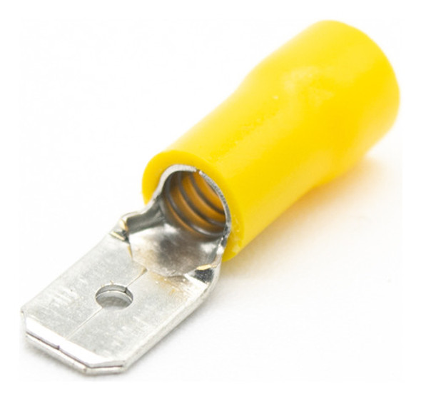 100 Terminales Preaislado Pala Macho 6.3 Amari C16 2.6-6.5mm 0