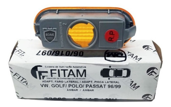 Faro Giro Lateral Para Vw Polo Caddy Golf Mk3 Ambar - Roar 1