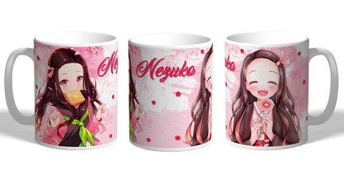 Taza De Cerámica Kimetsu No Yaiba, Nezuko Kamado #c 0